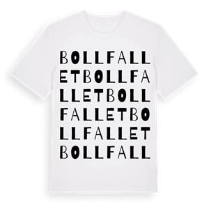 Bollfallet ordlek t-shirt – ekologisk bomull t-shirt från PinShirt
