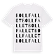Bollfallet ordlek t-shirt