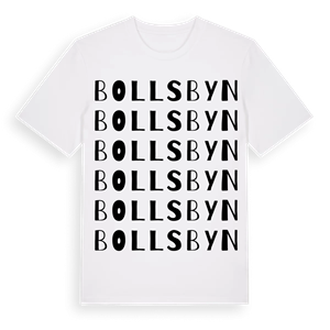 Bollsbyn ordlek t-shirt – ekologisk bomull t-shirt från PinShirt