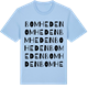 Blue Soul t-shirt med Bomheden ordlek t-shirt
