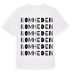 Bomheden ordlek t-shirt – ekologisk bomull t-shirt från PinShirt