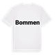 Bommen fetstil t-shirt