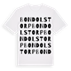 Bondolstorp ordlek t-shirt