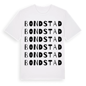 Bondstad ordlek t-shirt – ekologisk bomull t-shirt från PinShirt