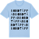 Blue Soul t-shirt med Bondtäppan ordlek t-shirt