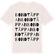 Vintage White t-shirt med Bondtäppan ordlek t-shirt