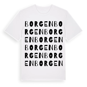 Borgen ordlek t-shirt – ekologisk bomull t-shirt från PinShirt