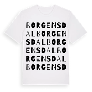 Borgensdal ordlek t-shirt – ekologisk bomull t-shirt från Pinshirt
