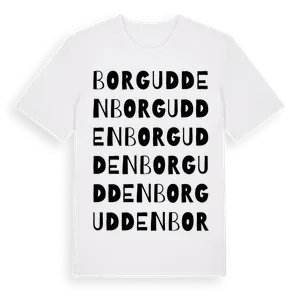 Borgudden ordlek t-shirt – ekologisk bomull t-shirt från Pinshirt