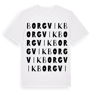 Borgvik ordlek t-shirt – ekologisk bomull t-shirt från PinShirt