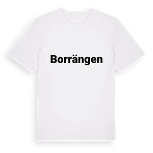 Borrängen fetstil t-shirt – ekologisk bomull t-shirt från PinShirt
