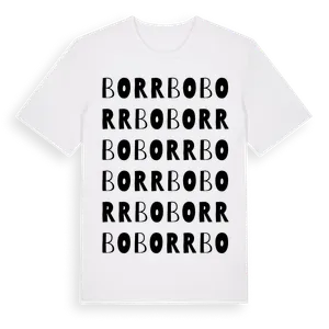 Borrbo ordlek t-shirt – ekologisk bomull t-shirt från Pinshirt