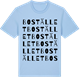 Blue Soul t-shirt med Bostället ordlek t-shirt