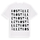 Bostället ordlek t-shirt