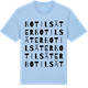 Blue Soul t-shirt med Botilsäter ordlek t-shirt