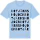 Blue Soul t-shirt med Botjärnshöjden ordlek t-shirt