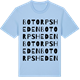 Blue Soul t-shirt med Botorpsheden ordlek t-shirt