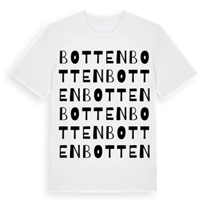 Botten ordlek t-shirt – ekologisk bomull t-shirt från PinShirt