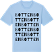 Blue Soul t-shirt med Botten ordlek t-shirt