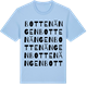 Blue Soul t-shirt med Bottenängen ordlek t-shirt