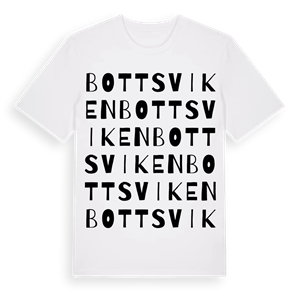 Bottsviken ordlek t-shirt – ekologisk bomull t-shirt från PinShirt