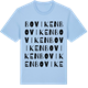 Blue Soul t-shirt med Boviken ordlek t-shirt