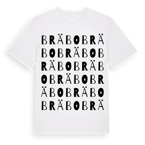Bräbo ordlek t-shirt – ekologisk bomull t-shirt från PinShirt