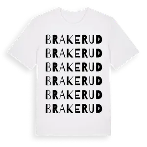 Brakerud ordlek t-shirt – ekologisk bomull t-shirt från Pinshirt