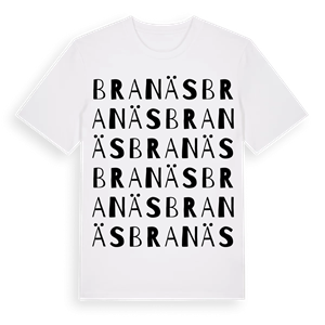 Branäs ordlek t-shirt – ekologisk bomull t-shirt från PinShirt