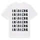 White t-shirt med Brånberg ordlek t-shirt
