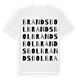 Brandsbol ordlek t-shirt