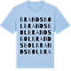 Blue Soul t-shirt med Brandsbol ordlek t-shirt