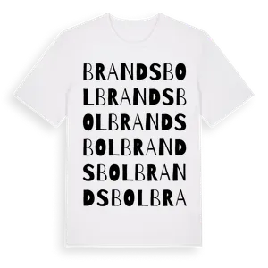 Brandsbol ordlek t-shirt – ekologisk bomull t-shirt från Pinshirt