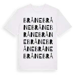 Bråne ordlek t-shirt – ekologisk bomull t-shirt från Pinshirt