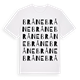 White t-shirt med Bråne ordlek t-shirt