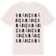 Vintage White t-shirt med Bråne ordlek t-shirt