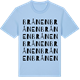 Blue Soul t-shirt med Brånen ordlek t-shirt