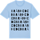 Blue Soul t-shirt med Brånheden ordlek t-shirt