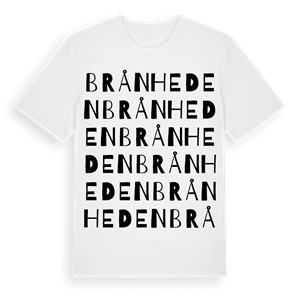 Brånheden ordlek t-shirt – ekologisk bomull t-shirt från PinShirt