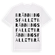 Bränningsfallet ordlek t-shirt