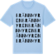 Blue Soul t-shirt med Brännmyren ordlek t-shirt
