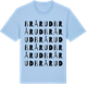 Blue Soul t-shirt med Brårud ordlek t-shirt