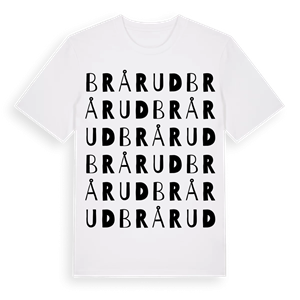 Brårud ordlek t-shirt – ekologisk bomull t-shirt från Pinshirt