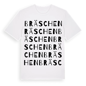 Bräschen ordlek t-shirt – ekologisk bomull t-shirt från PinShirt