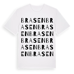 Brasen ordlek t-shirt – ekologisk bomull t-shirt från Pinshirt
