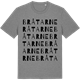 Mid Heather Gray t-shirt med Bråtarne ordlek t-shirt