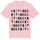 Pink Cotton t-shirt med Bråtarne ordlek t-shirt