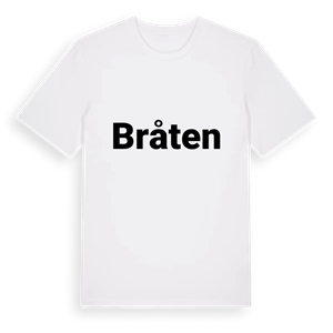 Bråten fetstil t-shirt – ekologisk bomull t-shirt från PinShirt