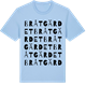 Blue Soul t-shirt med Bråtgärdet ordlek t-shirt