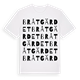 Bråtgärdet ordlek t-shirt